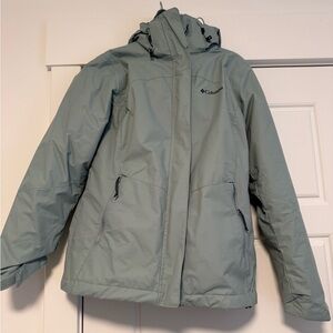 Columbia Sky Blue Fleece-Lined Jacket